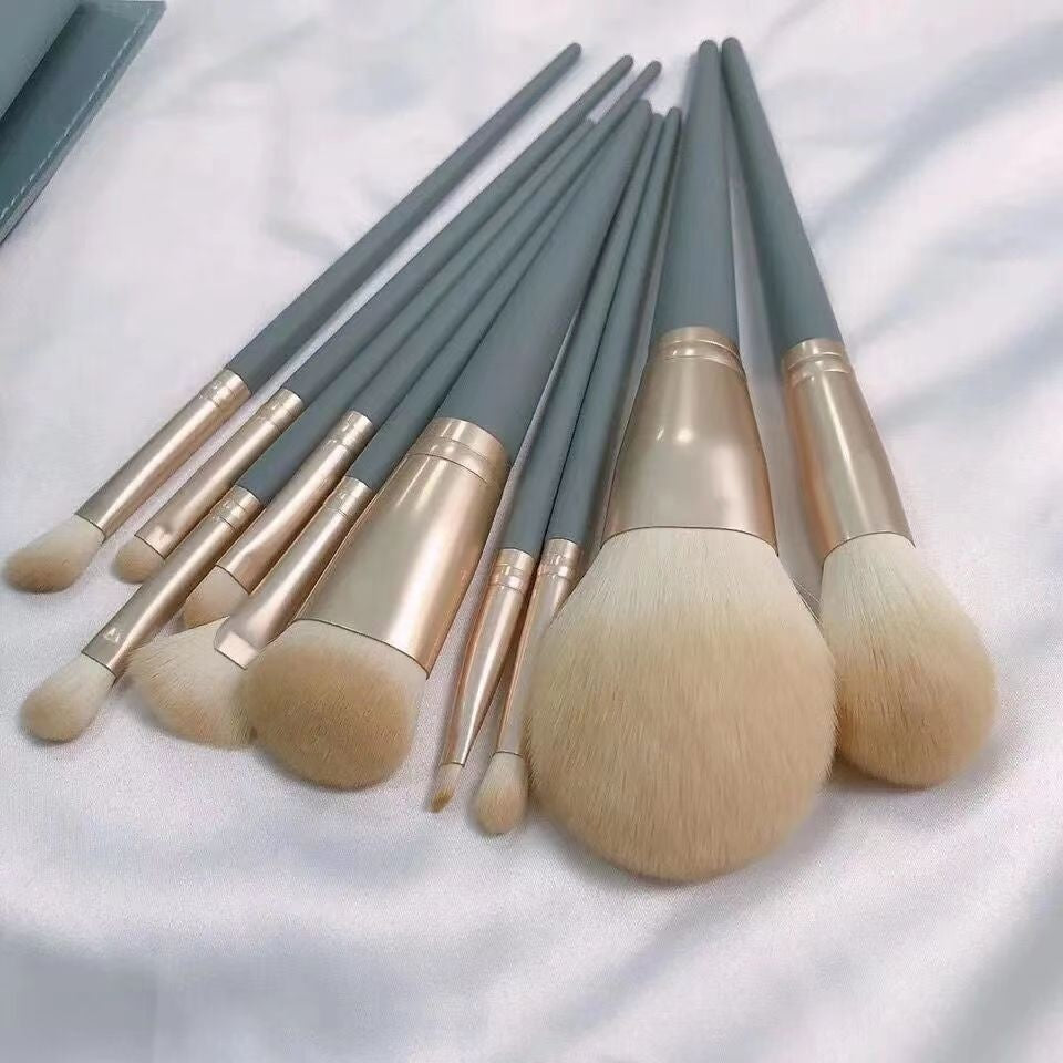 10 Makeup Brushes Suit Foundation Face Powder Eye Shadow Brush Complete Set