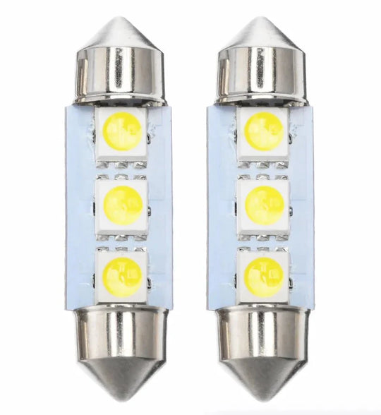 14Pcs T10 36mm LED Interior Car Accessories Kit Map Dome License Plate Lights