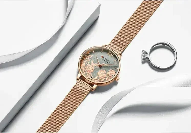 FUCHSIA Women's Watch (Model 551225) – Romantic Elegance Watch