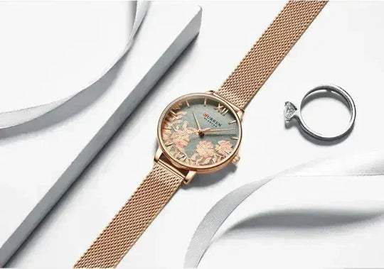 FUCHSIA Women's Watch (Model 551225) – Romantic Elegance Watch