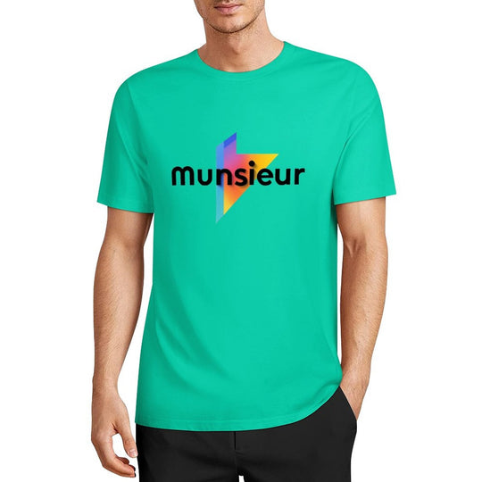 Cool Munsieur graphic Tee Cotton Men's breathable