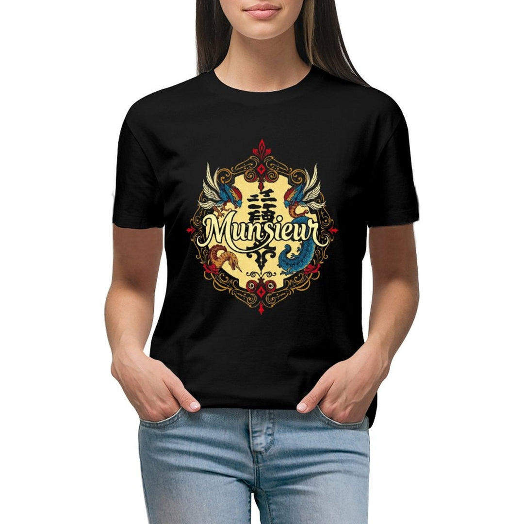 **SALE** Munsieur Women's T-shirt Designer Streetwear for Her