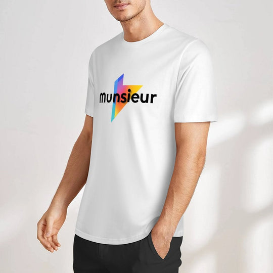 Cool Munsieur graphic Tee Cotton Men's breathable