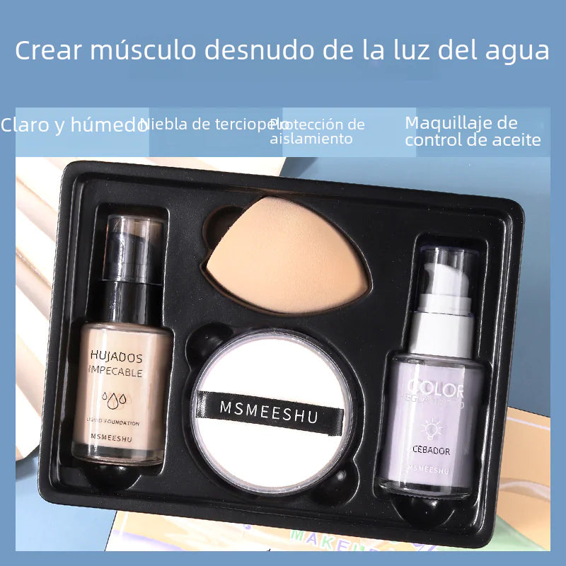 "Beauty Essentials Makeup Set: Foundation, BB Cream & More"