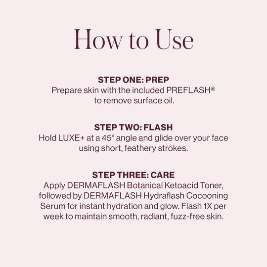 DERMAFLASH LUXE+ Sonic Dermaplaning Tool for Face Peach Fuzz Removal, Anti-Aging & Exfoliation, Seafoam