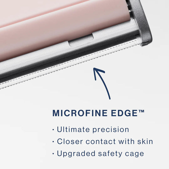 DERMAFLASH LUXE+ Sonic Dermaplaning Tool for Face Peach Fuzz Removal, Anti-Aging and Exfoliation, Icy Pink