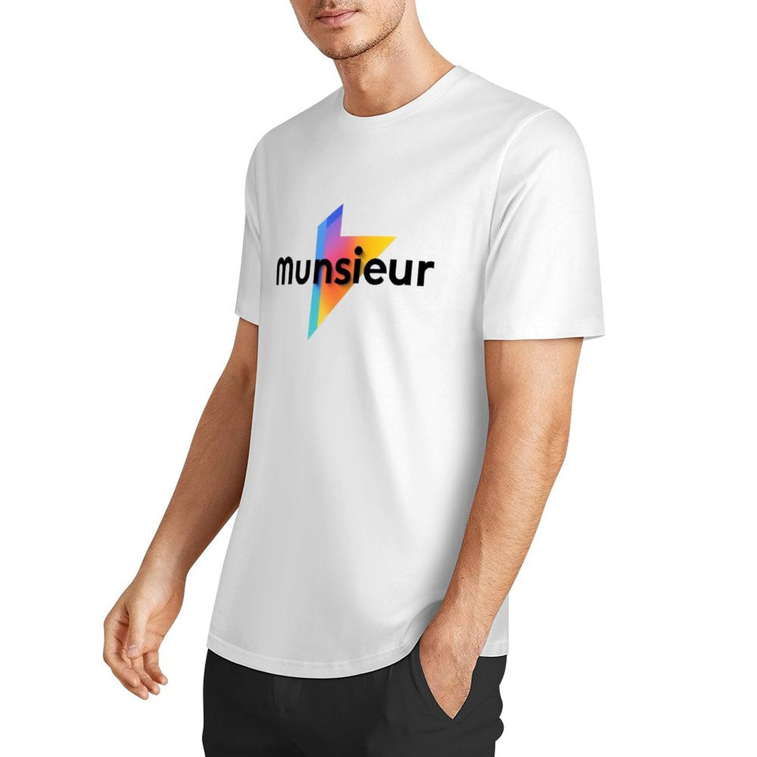 Cool Munsieur graphic Tee Cotton Men's breathable