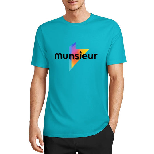 Cool Munsieur graphic Tee Cotton Men's breathable