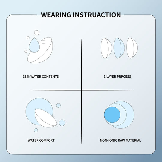 1pcs CE  Certificate Colored Contact Lenses For Eyes Natural Color Lenses Women Men Makeup Accessories with Contact Lens Case Gift Green