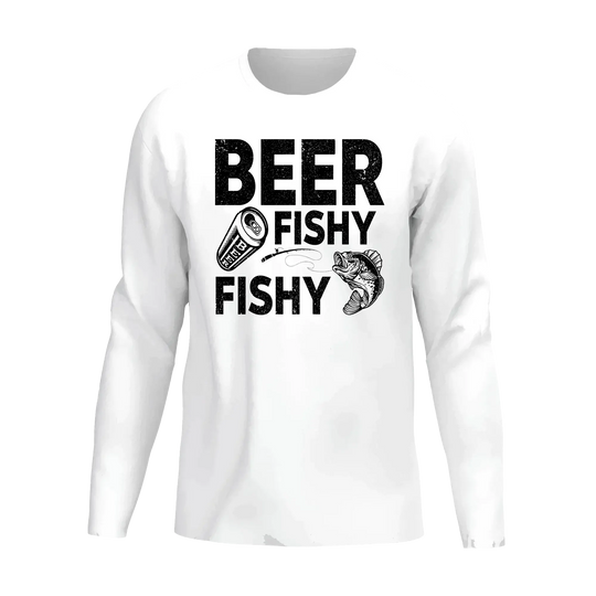 Beer Fishy Fishy Men Long Sleeve Shirt