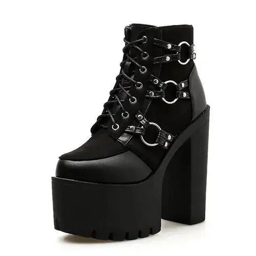 Chic Ankle High Rider Boots