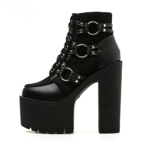 Chic Ankle High Rider Boots