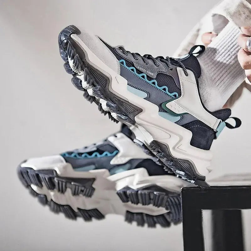 Chic Men's Lace-Up Sneakers