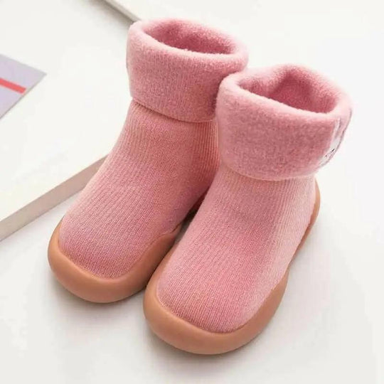 Children's Fall Winter Indoor Non-slip Plus Velvet Thick Toddler Socks