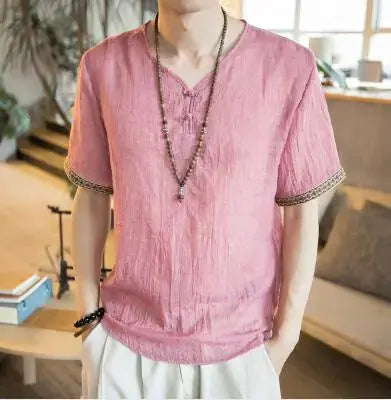 Classic Linen Comfort Tee for Men