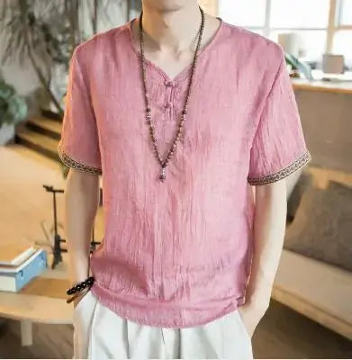 Classic Linen Comfort Tee for Men