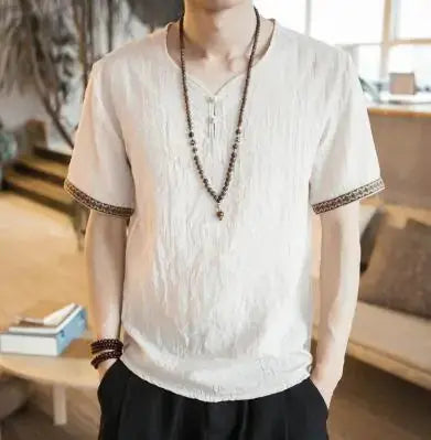 Classic Linen Comfort Tee for Men