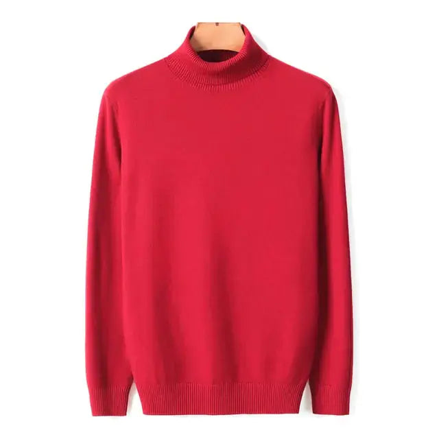 Classic Men's Turtleneck Sweater – Stylish & Warm