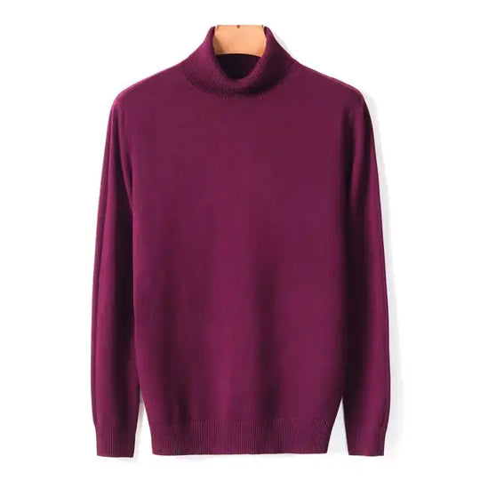 Classic Men's Turtleneck Sweater – Stylish & Warm