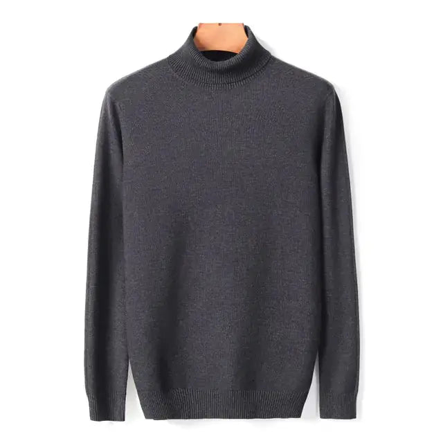 Classic Men's Turtleneck Sweater – Stylish & Warm