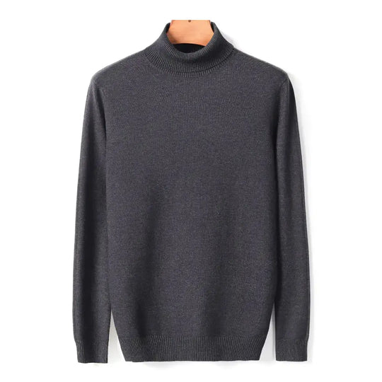 Classic Men's Turtleneck Sweater – Stylish & Warm
