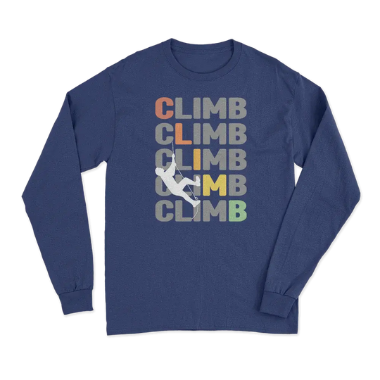 Climbbbbb Men Long Sleeve Shirt