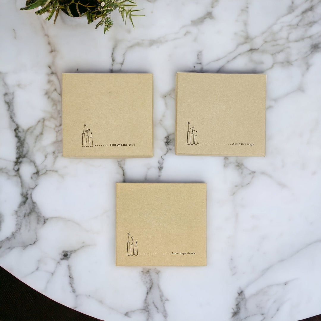 Mini Porcelain Vase Gift Set 3 White Glazed Bud Vases In Gift Box