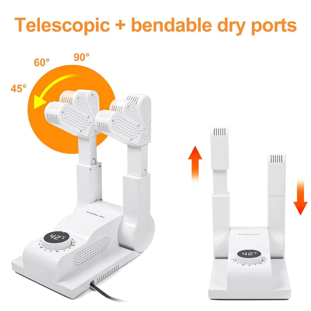 FORLIM Boot Dryer for Work Boots - Shoe Dryer with Heat Blower | Glove Dryer & Boot Warmer