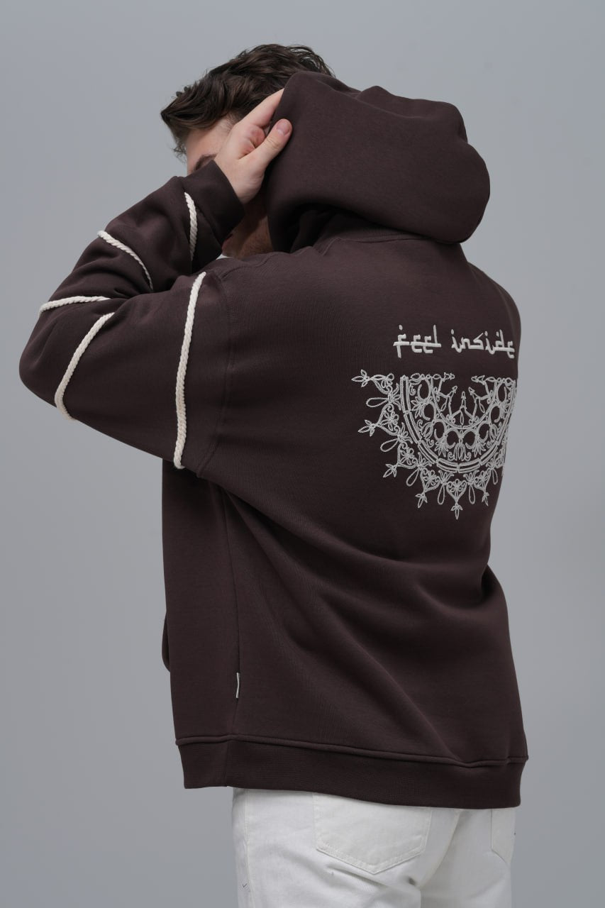 "Feel Inside" Embroidered Hoodie