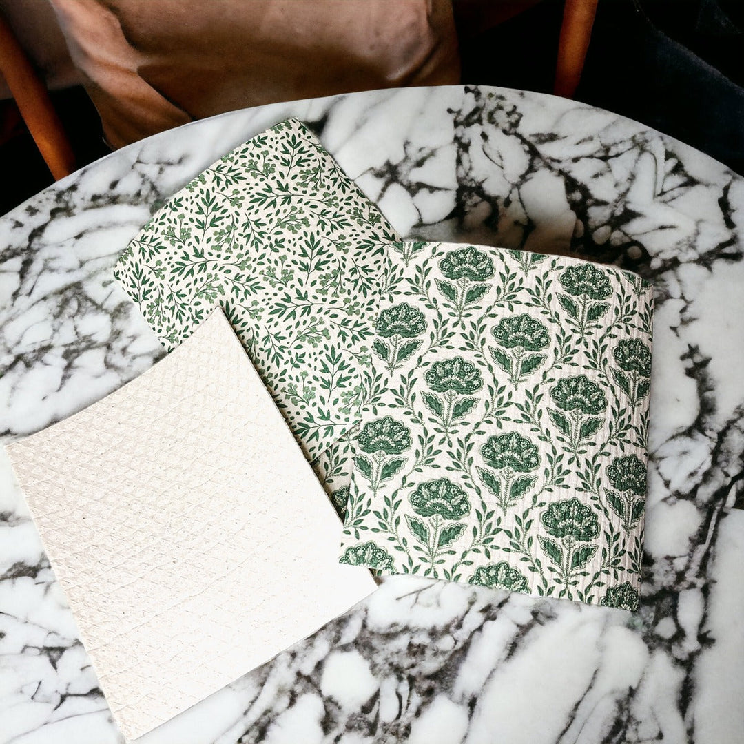 Garden Multipurpose Eco Cloths Reusable Biodegradable Kitchen Cloths Set Of 3