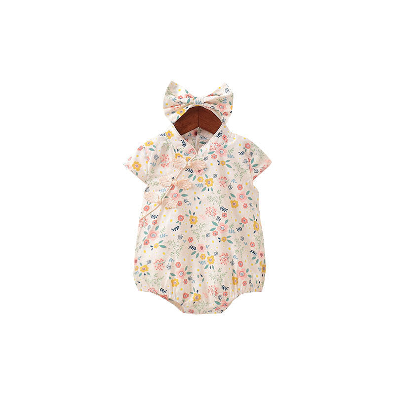 MyKids-USA Chinese Style Girl Onesies