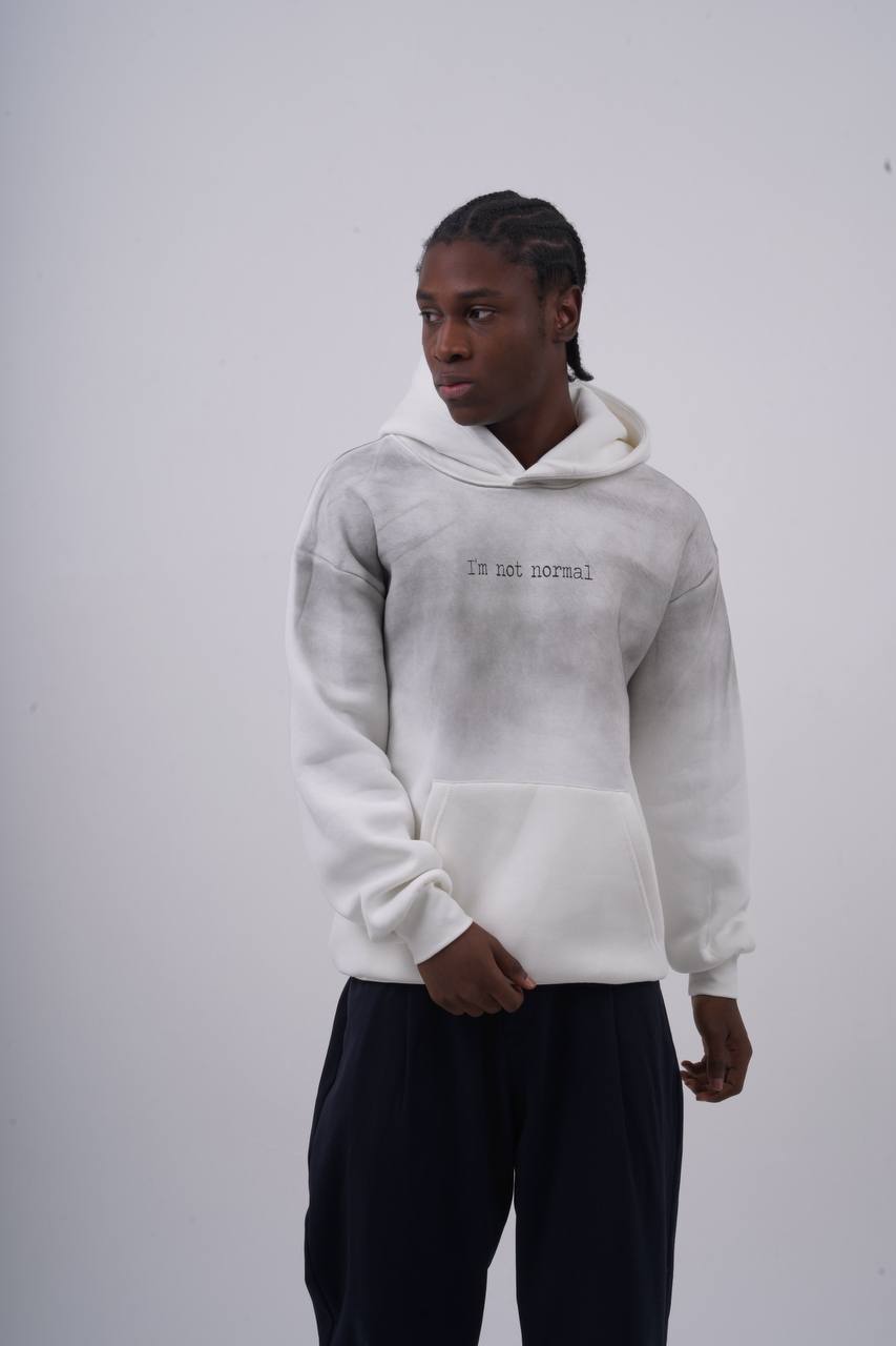 "I'm Not Normal" Graphic Hoodie