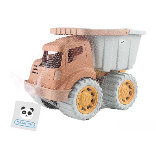 Children's Wheat Straw Medium Beach Simulation Construction Vehicle Toy