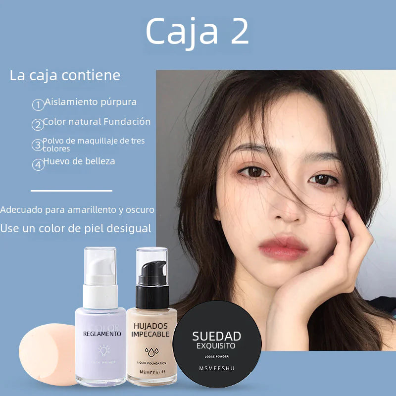 "Beauty Essentials Makeup Set: Foundation, BB Cream & More"