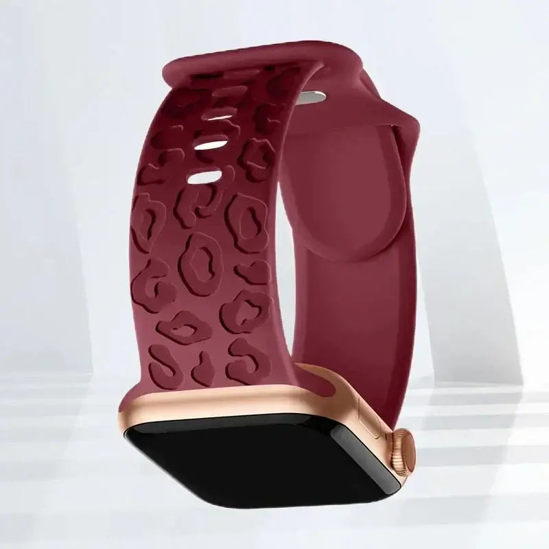 Apple Watch Silicone Strap - Stylish, Engraved Design