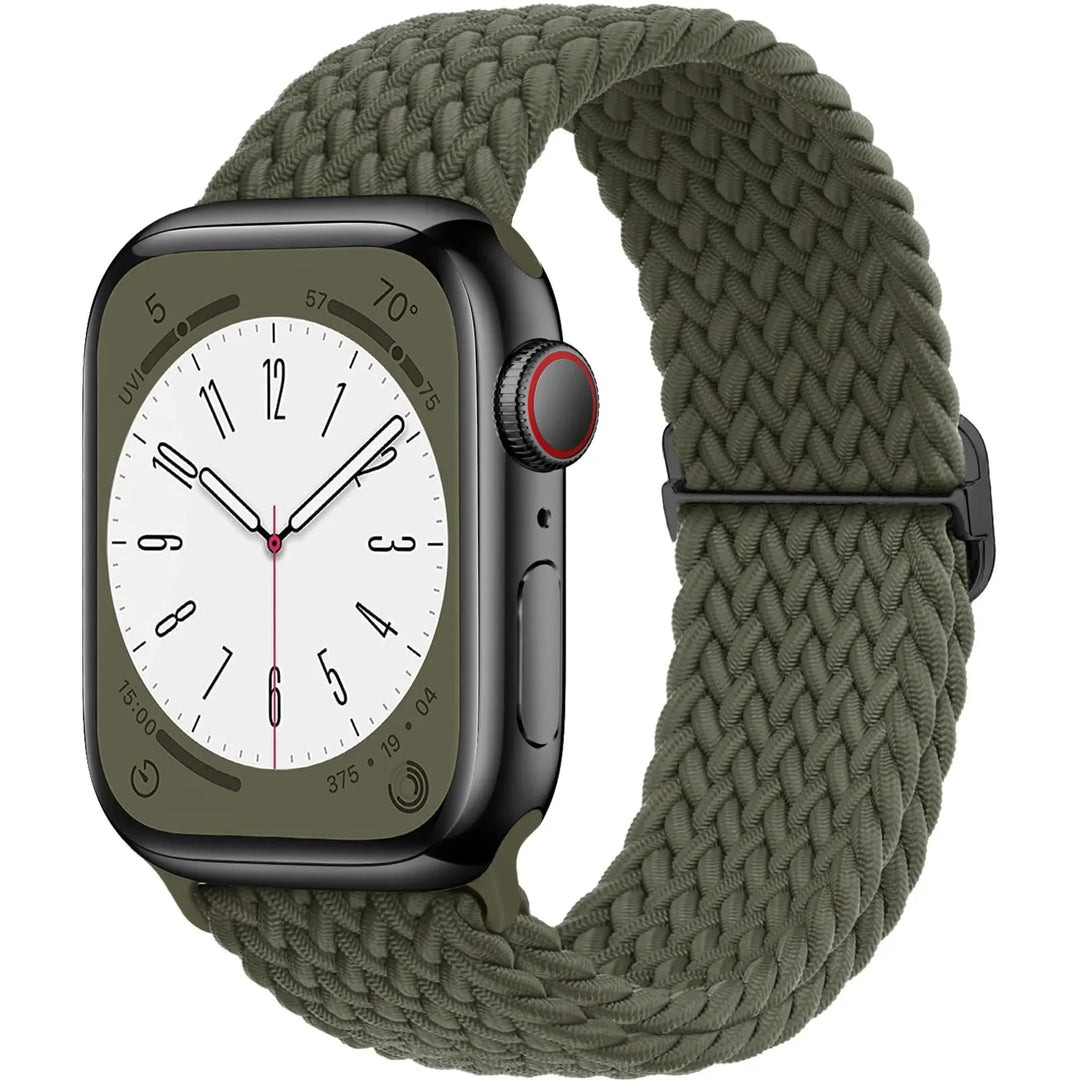 Apple Watch Braided Strap - Soft Elastic Nylon Band