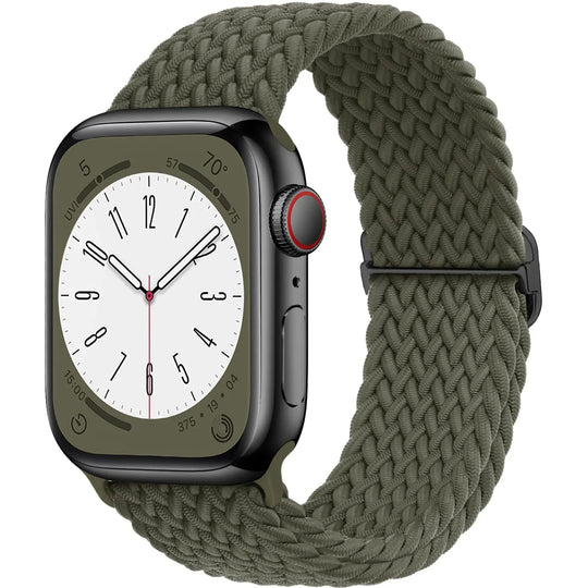 Apple Watch Braided Strap - Soft Elastic Nylon Band