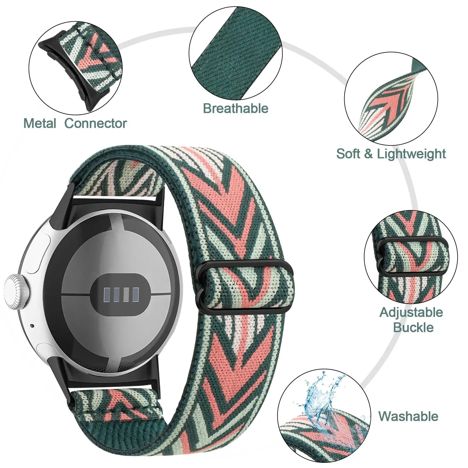 Google Pixel Nylon Band - Durable, Breathable, Stylish Strap