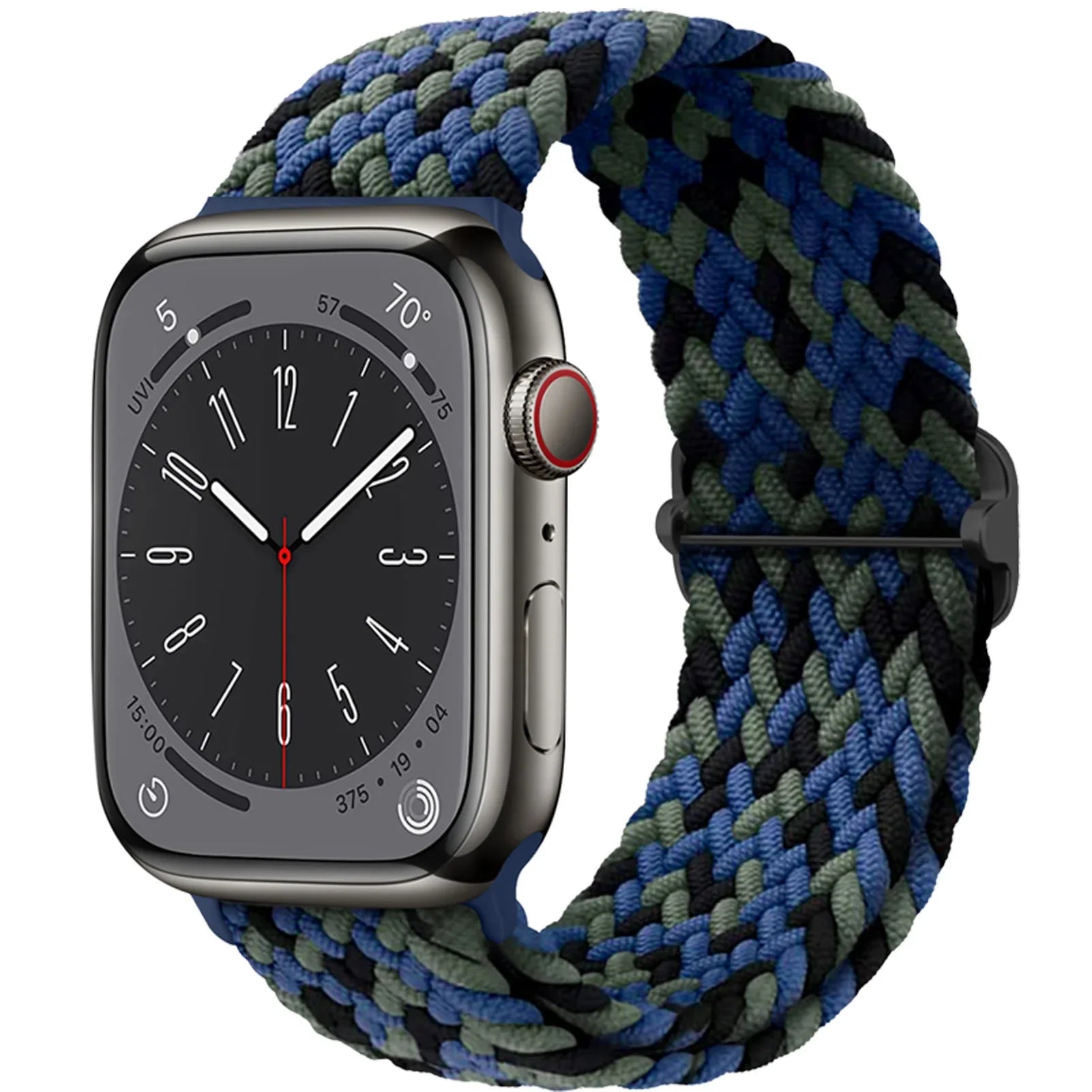 Apple Watch Braided Strap - Soft Elastic Nylon Band