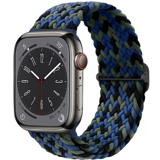 Apple Watch Braided Strap - Soft Elastic Nylon Band