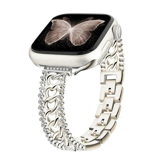 Apple Watch Chain Diamond Band - Rhinestone Loop Strap