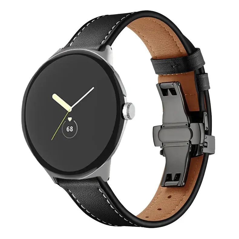 Genuine Leather Google Pixel Watch Band - Stylish & Durable