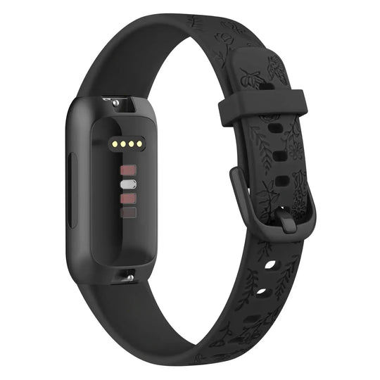 Fitbit Inspire 3 Silicone Band with Designs – Stylish Patterned Strap