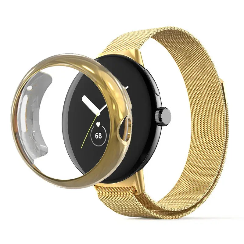 Google Pixel Stainless Steel Band and Case - Premium Design