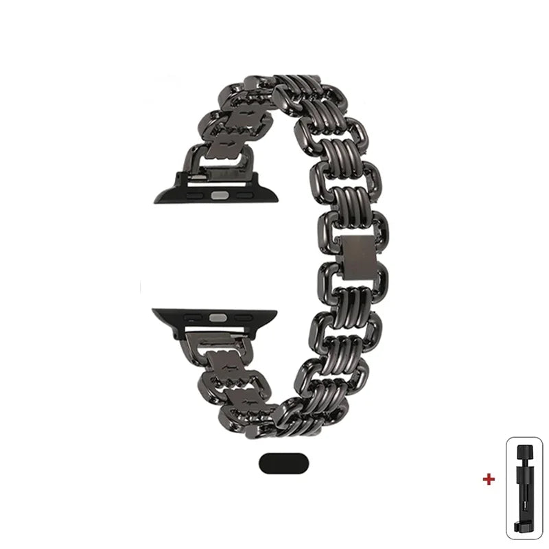 Apple Watch Metal Band - Luxury Chain Strap - Sleek Design