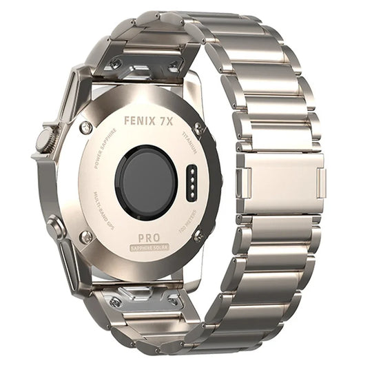 Garmin Titanium Strap - Magnetic, Durable, Stylish Design