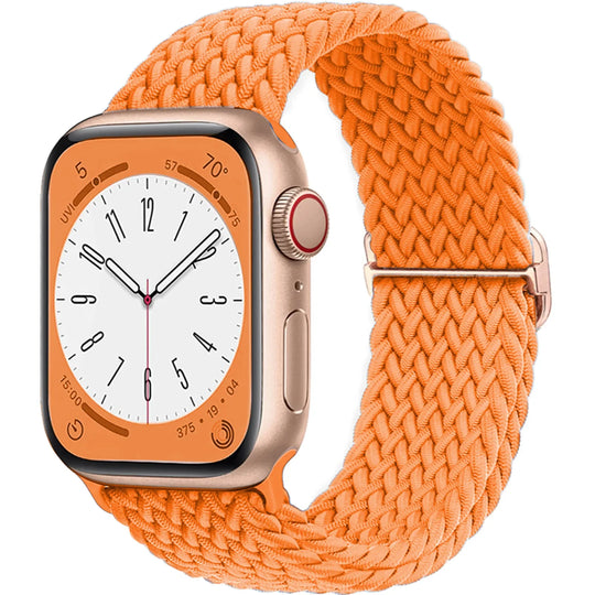 Apple Watch Braided Strap - Soft Elastic Nylon Band
