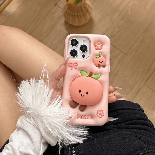 Kawaii Peach iPhone Case