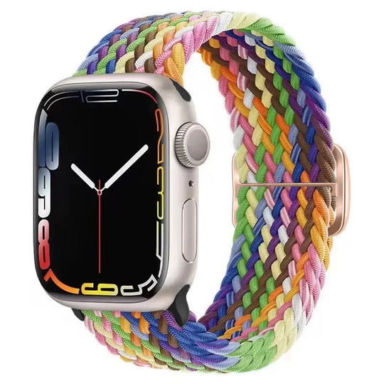 Apple Watch Braided Strap - Soft Elastic Nylon Band