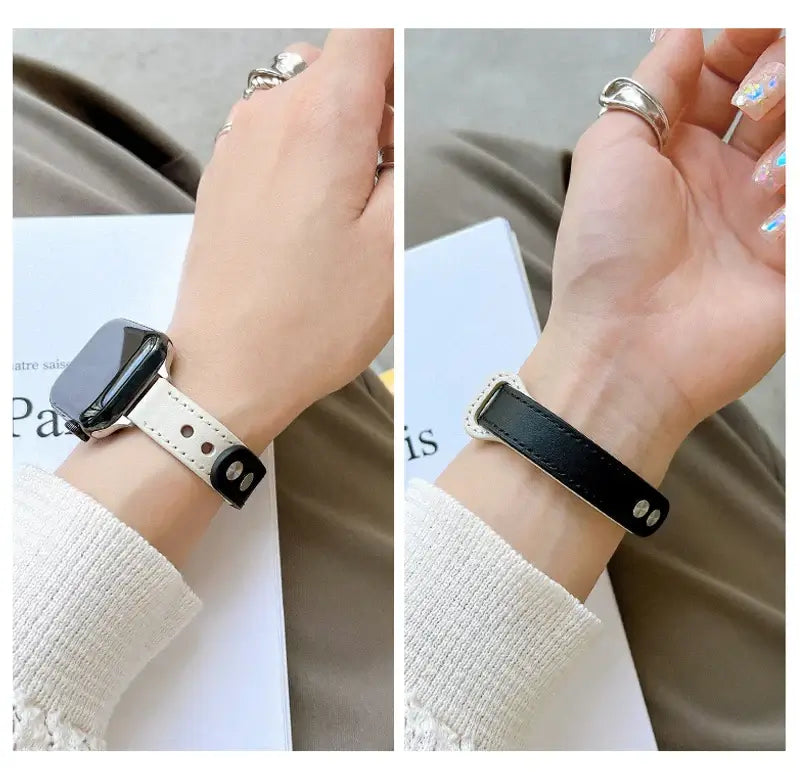 Apple Watch Leather Band - Elegant Durable Strap Options